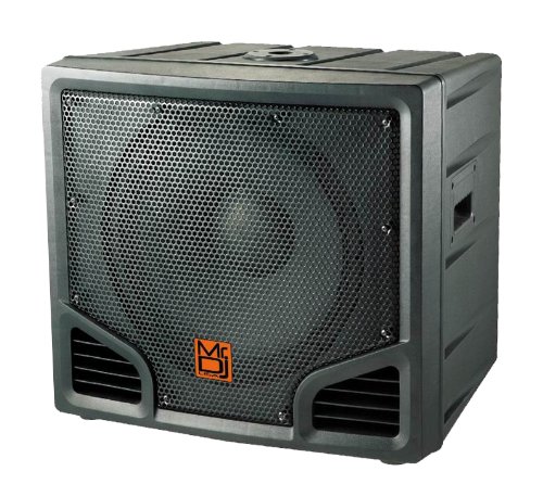 Mr. Dj PRO-SUB18 18-Inch 3500W Maximum Peak Power Subwoofer with Crossover, Satellite Speakers and Pole Mount Socket On Sale