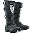 Thor MX Ratchet Men's Off-Road Motorcycle Boots w/ Free B&F Heart Sticker Bundle - Black