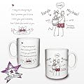 Personalised Purple Ronnie Smashing Love Handles Mug Great Fun Gift for Boys Men Boyfriend Valentines Day