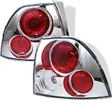 94-95 Honda Accord 2/4 door Tail Lights - Chrome (Pair)