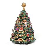 The San Francisco Music Box Company Jingle Bell Rotating Christmas Tree Figurine