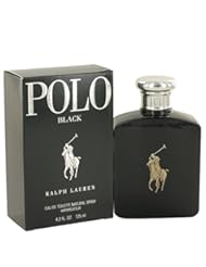 Beauty: Polo Black by Ralph Lauren Eau De Toilette Spray for Men 4.2 oz. 125 ml. Free! Stetson Body Lotion For Men - RALPH LAUREN