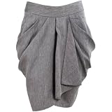 Miso Linen Skirt - Light grey - Womens