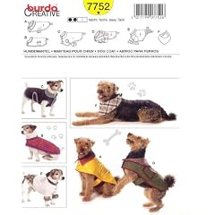 Schnittmuster Burda 7752 Hundemantel