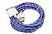CIKOO 5pcs/Pack 10Ft 10 Feet 3Meter Colorful Nylon Braided Extension USB Data Sync Charger Cable Cord for iPhone 3G 3GS 4 4S iPad 1/2/3 iPod Touch (Red,Pink,Blue,Purple,Black)