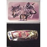 Leader of the Pack Wolf Pocket Knife Gift Set