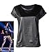 Forever Womens Celebrity Inspired Cap Sleeves Plain Wetlook Shiny Stretchy Top