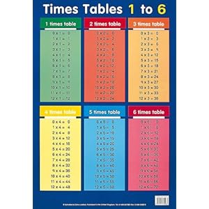 Times Tables 1 - 6: 9780721755083: Books - Amazon.ca