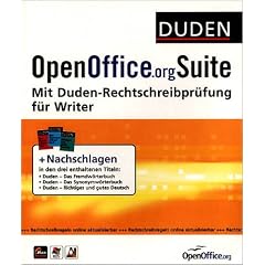 Duden Die Rechtschreibung f�r Writer in OpenOffice