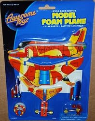 Awesome Toyz - Model Foam Plane Assortment, Pull Back Motor, Clip Parts and Easy to Assemble (1 Each)