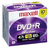 MAXELL DVD+R 4.7GB DVD Recordable Disc ( 10-Pack )