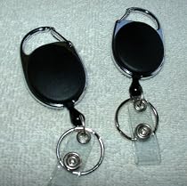 Carabiner Style Retractable Reel Key-ID-Badge Holder