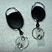 Carabiner Style Retractable Reel Key-ID-Badge Holder