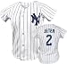 Derek Jeter Majestic MLB Home Pinstripe Replica New York Yankees Women's Jersey