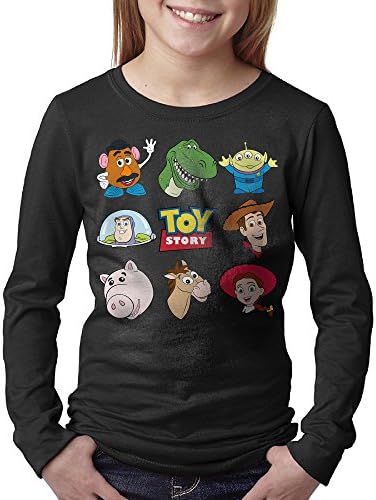 Zngo Kids/Youth Toy Story Long Sleeve T-shirt Black,M