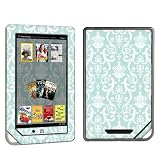Barnes & Noble Nook Color or Nook Tablet Vinyl Protection Decal Skin Teal Retro