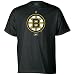 Boston Bruins Reebok NHL Black Primary Logo T-Shirt