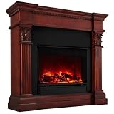 Gabrielle Electric Fireplace by Real Flame (Dark Mahogany) (40