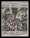 Hans Adam ("The law was given to us by Moses and grace and truth of Jesus Christ") Black Wood-Mounted Art Poster Print - 11" X 17"
