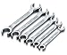 SK 378 SuperKrome 6 Piece 6 Point 9-Millimeter to 21-Millimeter 15 Degree Offset Flare Nut Wrench Set