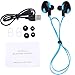 Bluetooth Headphones, Ixir Qy7 Plus Sport Running Wireless Earbuds Earphones Earpods with Microphone (Blue)