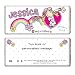 Personalised Bang on the Door Rainbow Groovy Chic Chocolate Bar for Kids Great Fun Gift for Girls and Women Birthdays Christmas