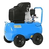 50Lコンプレッサー (ブルー) 3馬力(2.2kW) メスカプラ付き