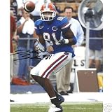 Dallas Baker Autographed Florida Gators (Blue Jersey) 8x10 Photo