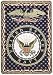 United States Navy 50 x 70 Three Layer Throw Blanket From Simply Home