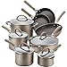 Circulon Circulon Premier Professional 13-piece Hard-anodized Cookware Set Bronze Exterior Stainless Steel...