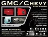 BassForms BF110GMCREW 2004 and Up Crew Cab 10-Inch Ported Behind Rear Seat Enclosure