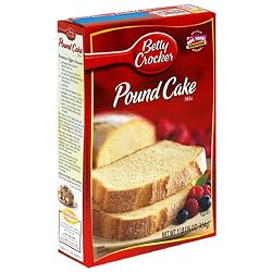Betty Crocker Pound Cake Mix, 16-Ounce Boxes (Pack of 12)