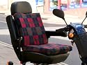 Mobility Scooter Memory Foam Cushion with Lumbar & Coccyx Benefit