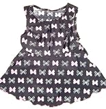 Toddler 2-piece Babydoll Swimwear Black/Pink Bows