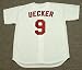 BOB UECKER St. Louis Cardinals 1964 Majestic Cooperstown Throwback Home Baseball Jersey, LARGE