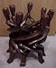 7 Headed Unity Wood Carving - Made in Ghana