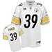 Men`s Pittsburgh Steelers #39 Willie Parker Super Bowl XLIII Road Replica Jersey - M