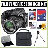 Fujifilm Fuji Finepix S100fs 11MP Digital Camera + 8GB Accessory Kit