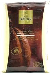Barry Callebaut White Chocolate Bar - 2.5 kg