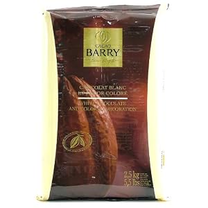 Barry Callebaut White Chocolate Bar - 2.5 kg by Baking Cocoas