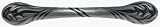 Amerock BP1351-WI True Elegant Oak Leaf 3-Inch Centers Pull, Wrought Iron