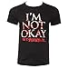 My Chemical Romance Men's I'm Not Okay Splatter T Shirt - Small, Black