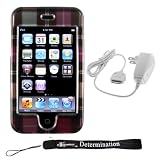 Apple iPod Touch 3G Accessories. Premium Accessory Kit for iPod Touch 3rd Generation + Includes a easy Travel Rapid Home Wall Charger with LED light power indicator