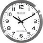 La Crosse Technology WT-3161WH Metal Atomic Analog Clock