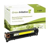 Green Initiative Remanufactured Yellow Laser Toner Cartridge for Canon 118Y (2659B001AA)