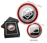 Tampa Bay Devil Rays Silver Coin Ornament