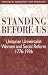 Book Standing Before Us: Unitarian Universalist Women and Social Reform, 1776-1936