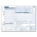 Adams Garage Repair Order Forms, 8.5 x 11 Inch, 3 Parts, 250-Count, White and Canary and White Tag (GT3811)