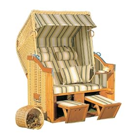 Eurita Strandkorb Duke Comfort Model Luxury Garden beach Lounge Chair by 