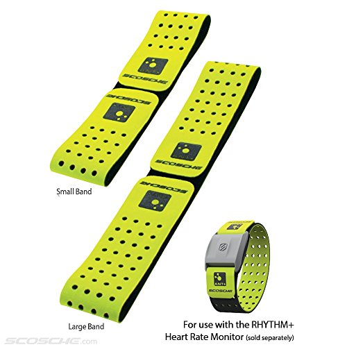Scosche Rhythm+ Replacement Strap - Green Velcro Strap For Scosche Rhythm+ Optical Heart Rate Monitor Armband
